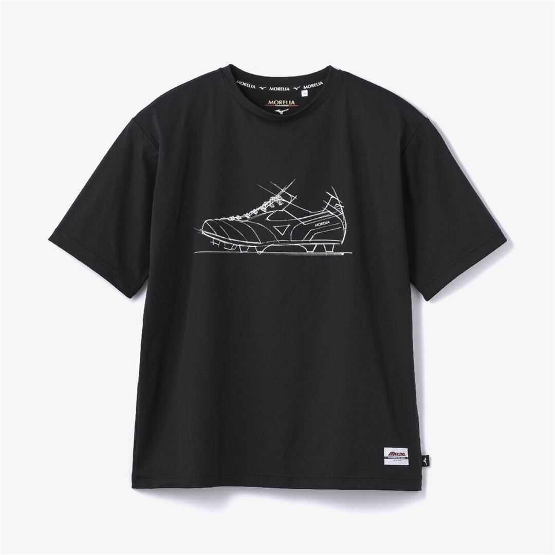 モレリア プリントTシャツ ブラック XL