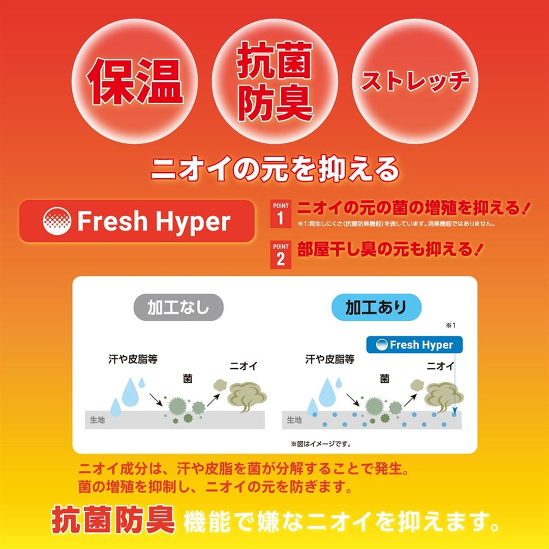 裏起毛インナータイツ ホワイト 130