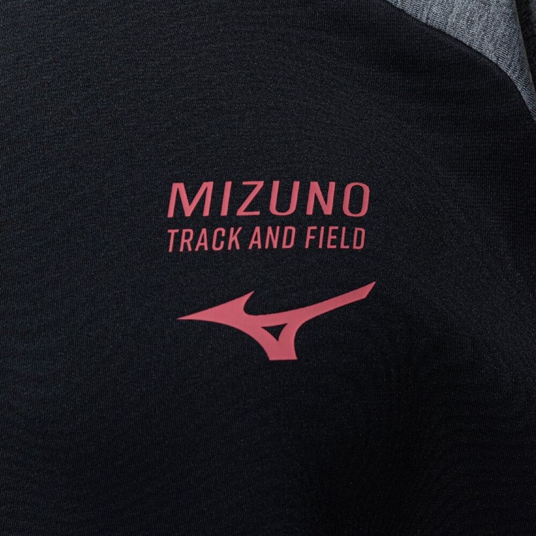 ストレッチクルーネックシャツ ブラック M