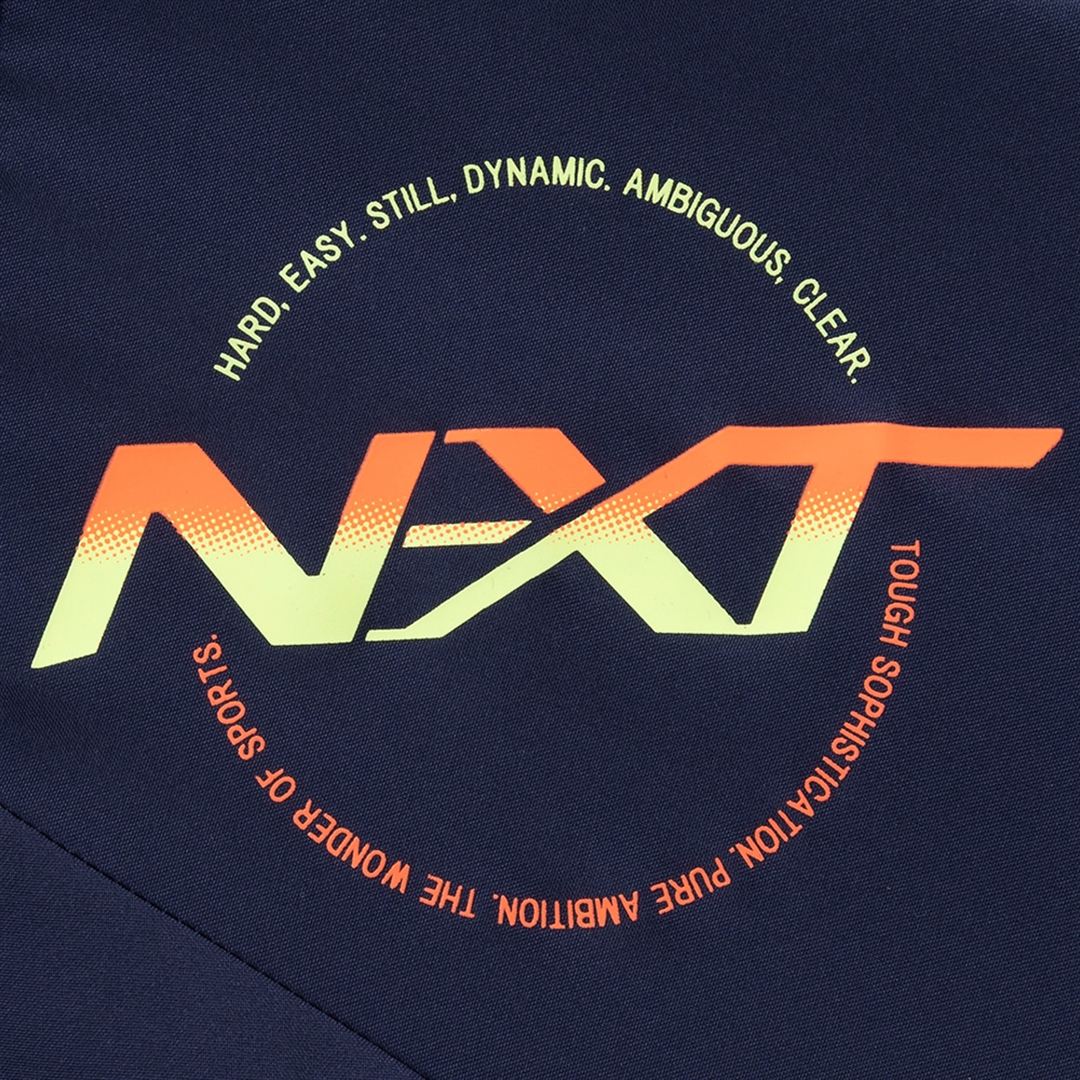N-XTピステ(長袖／バレーボール) ネイビーブルー×ライム XL