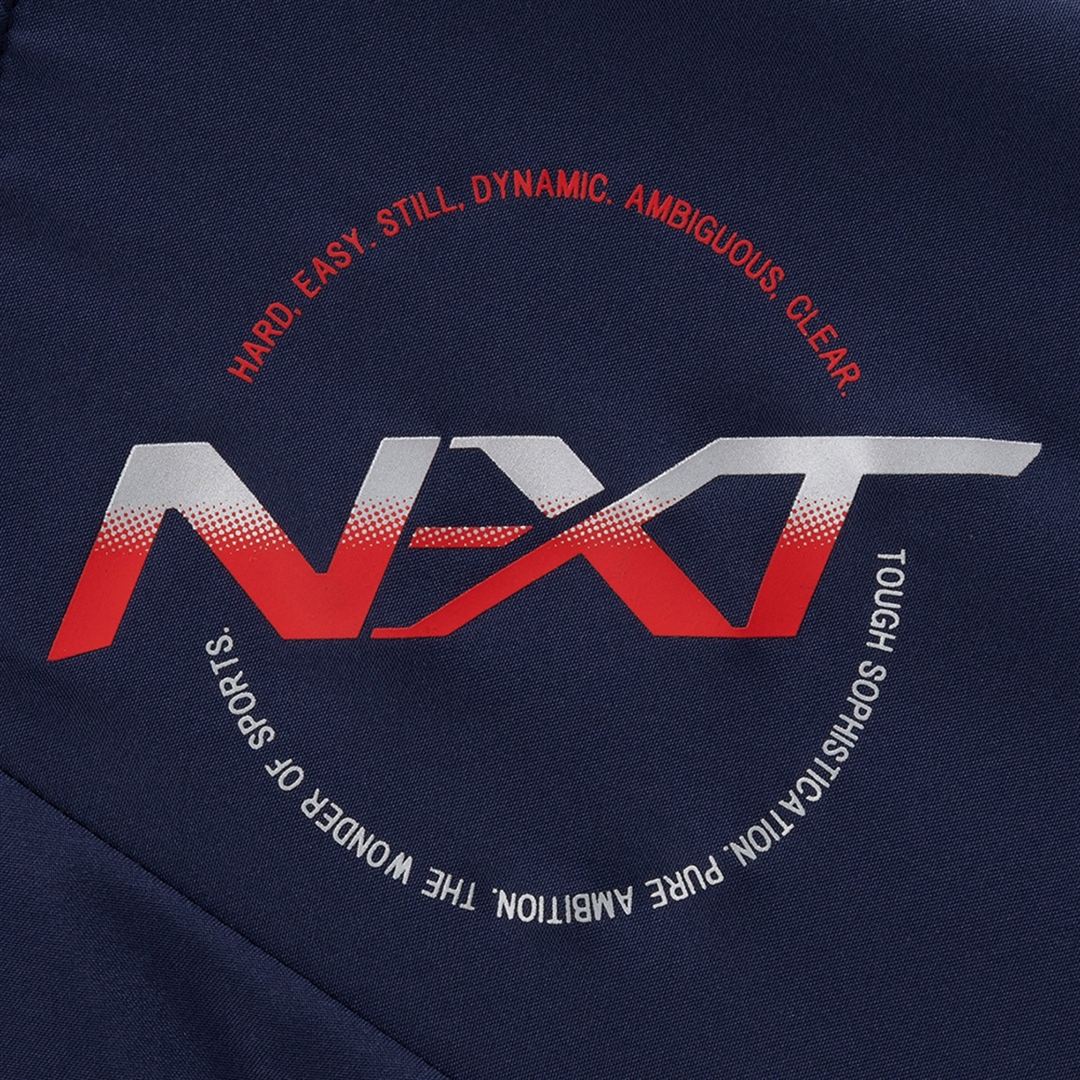 N-XTピステ(長袖／バレーボール) ネイビーブルー×レッド XL
