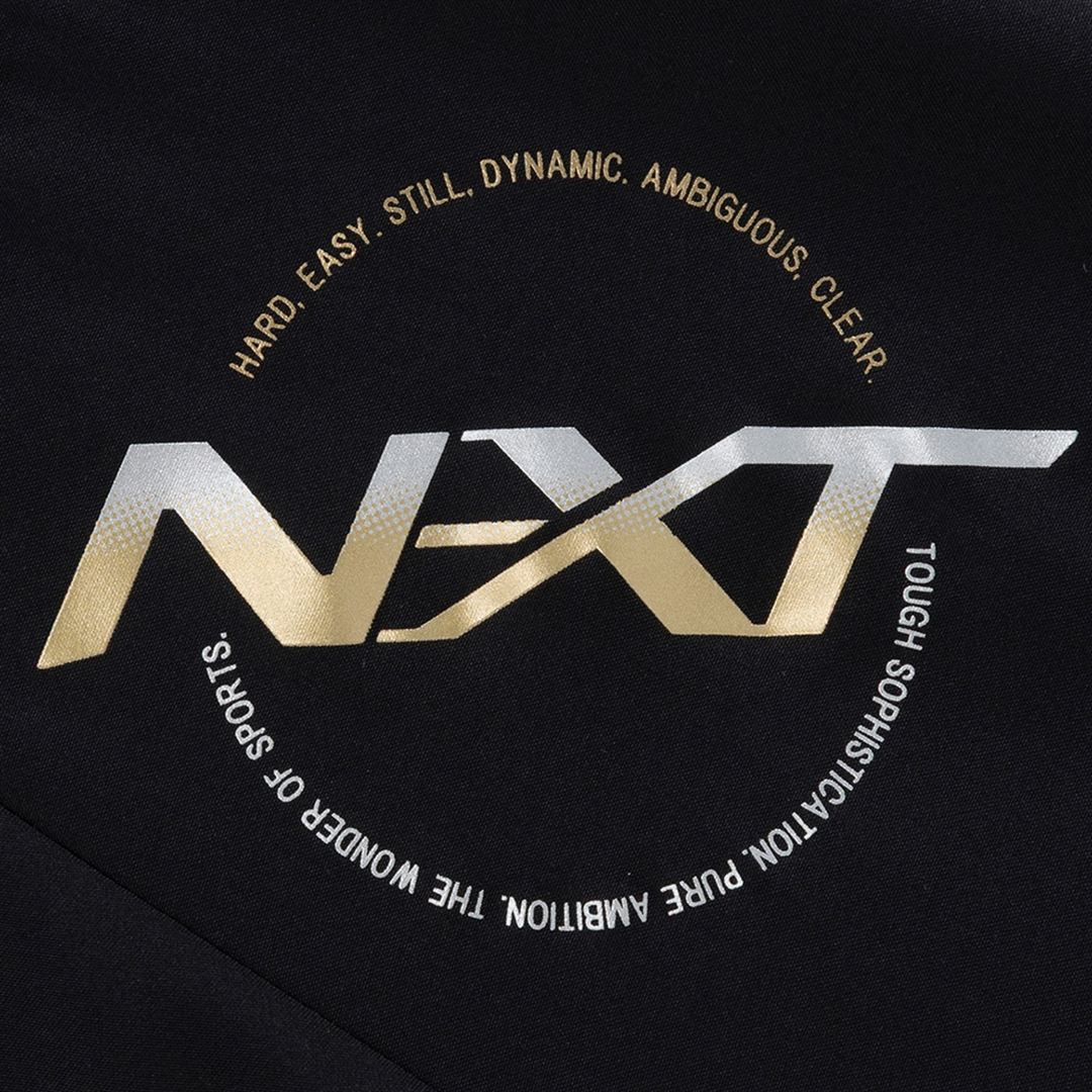 N-XTピステ(長袖／バレーボール) ブラック×ゴールド XL