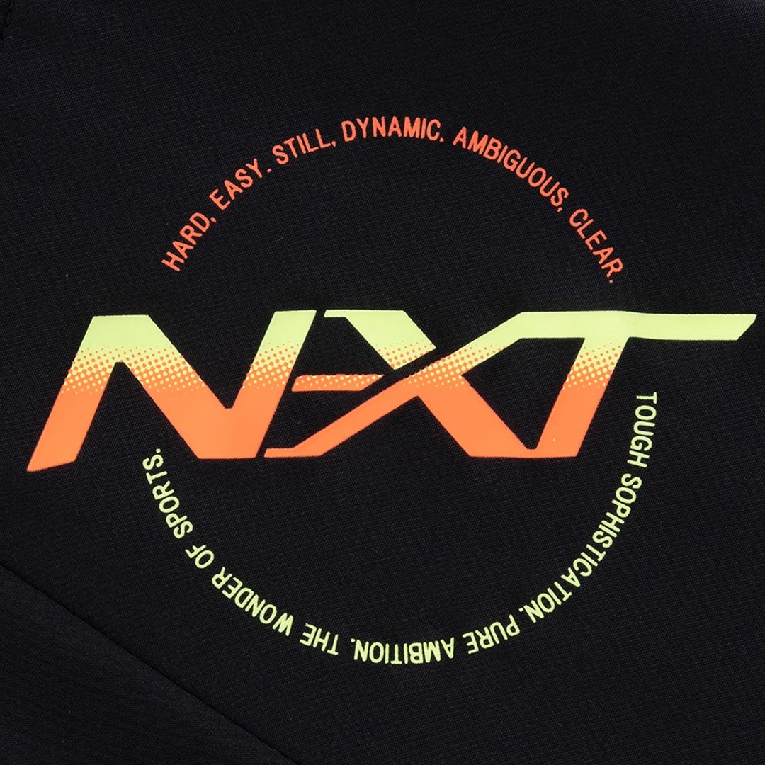 N-XTピステ(長袖／バレーボール) ブラック×オレンジ XL