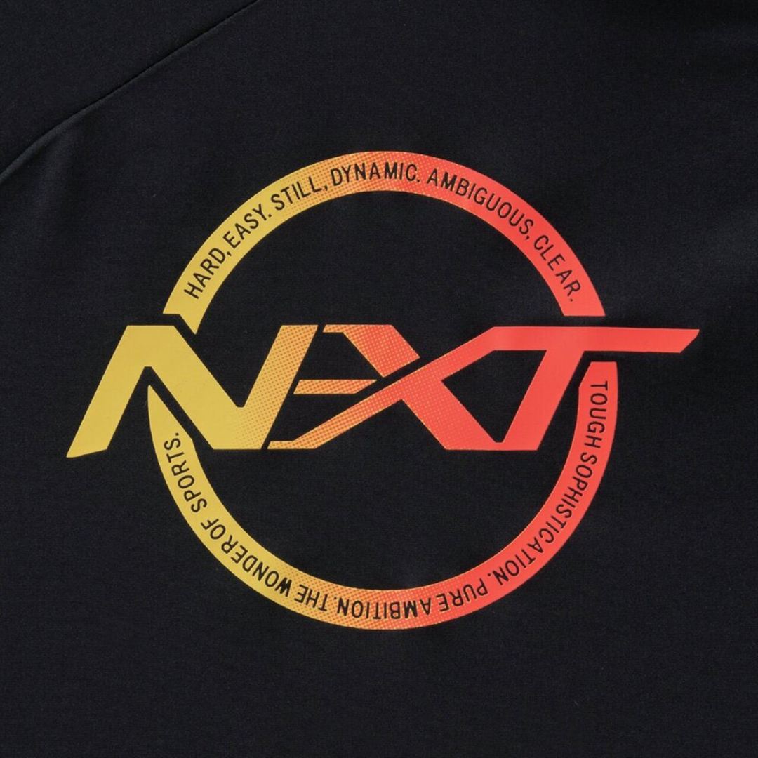N-XTピステ(長袖／バレーボール) ブラック×コーラル XL
