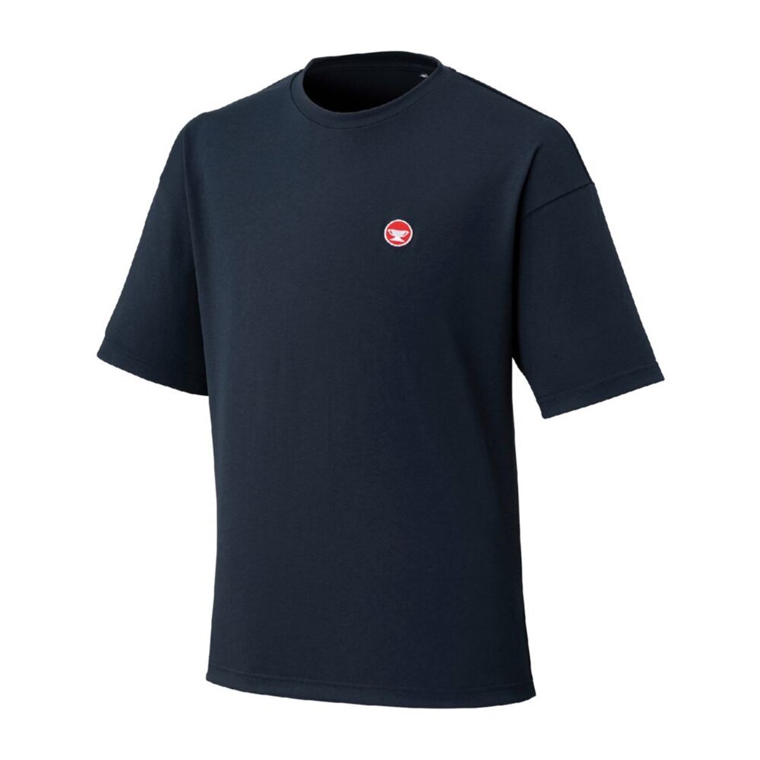 【ミズノ直営限定】赤カップ復刻Tシャツ ネイビー XO