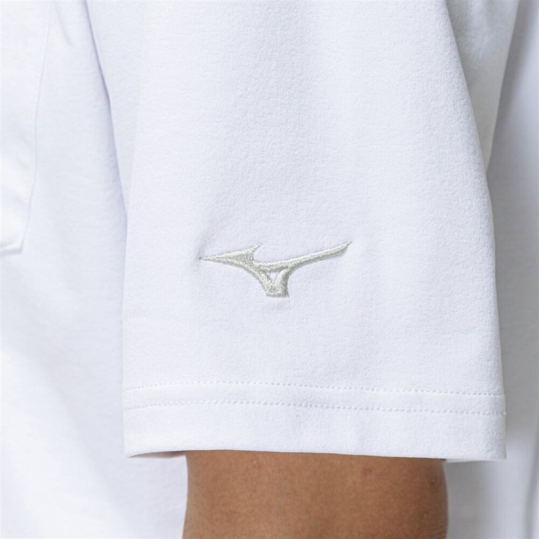 【ミズノ直営限定】ワンポイントロゴ Tシャツ(ワイドシルエット) ホワイト O