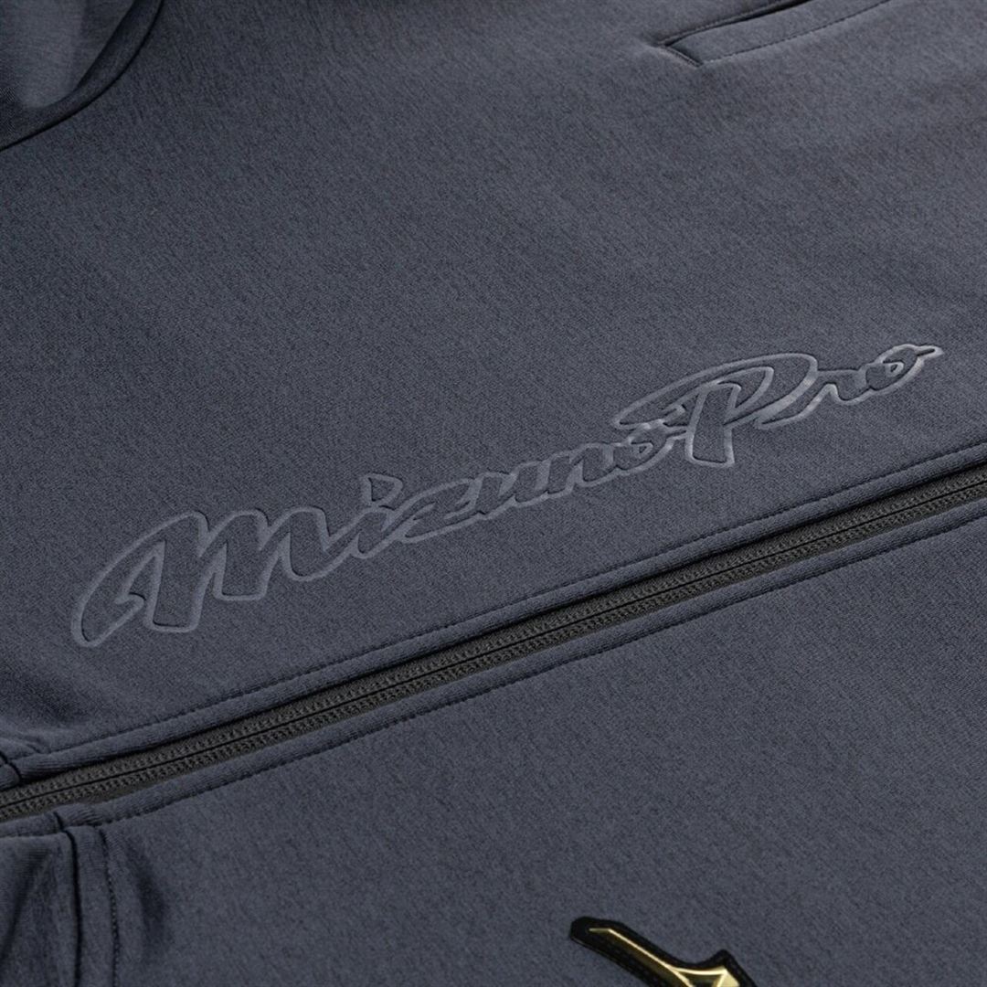 【ミズノプロ】ストレッチスウェットフーディ オデッセイグレー XO