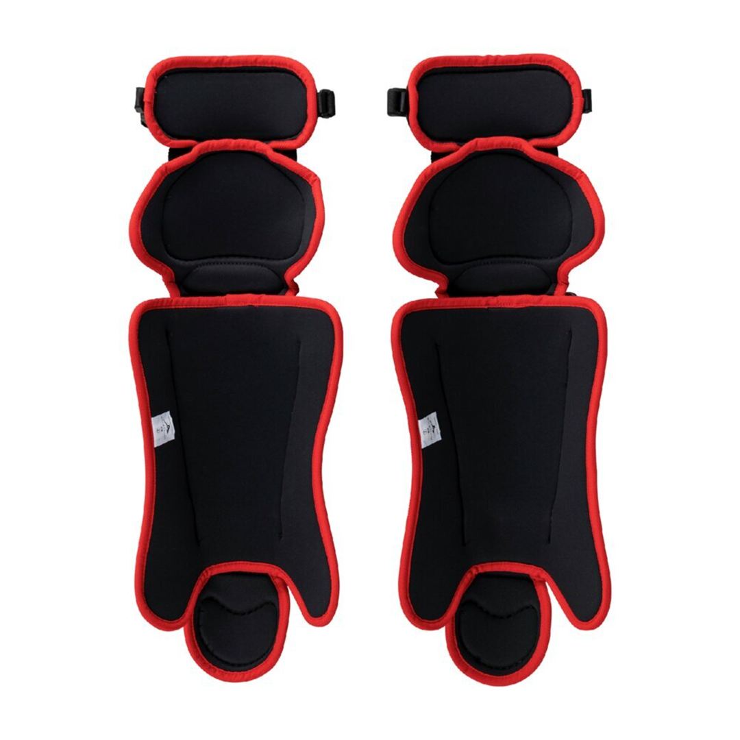 【ミズノ直営限定】軟式用／ゴムソフトボール用捕手防具セット ブラック×レッド