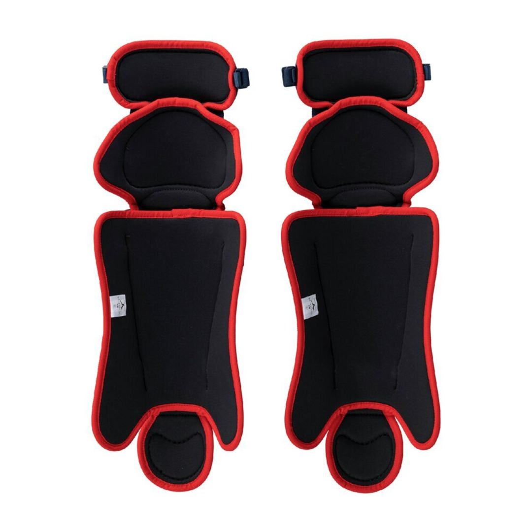 【ミズノ直営限定】軟式用／ゴムソフトボール用捕手防具セット ネイビー×レッド