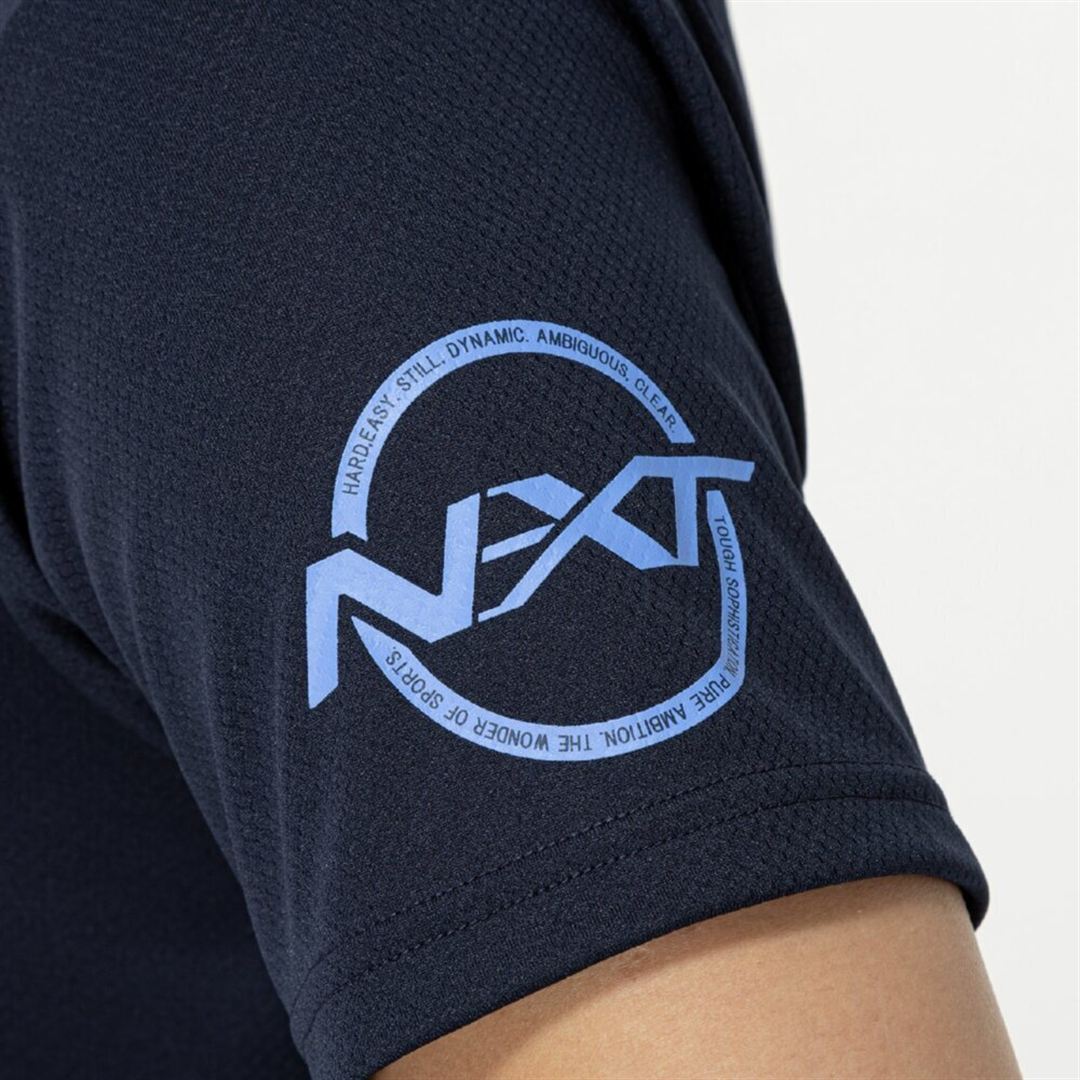 【接触冷感】アイスタッチTシャツ ドレスネイビー S
