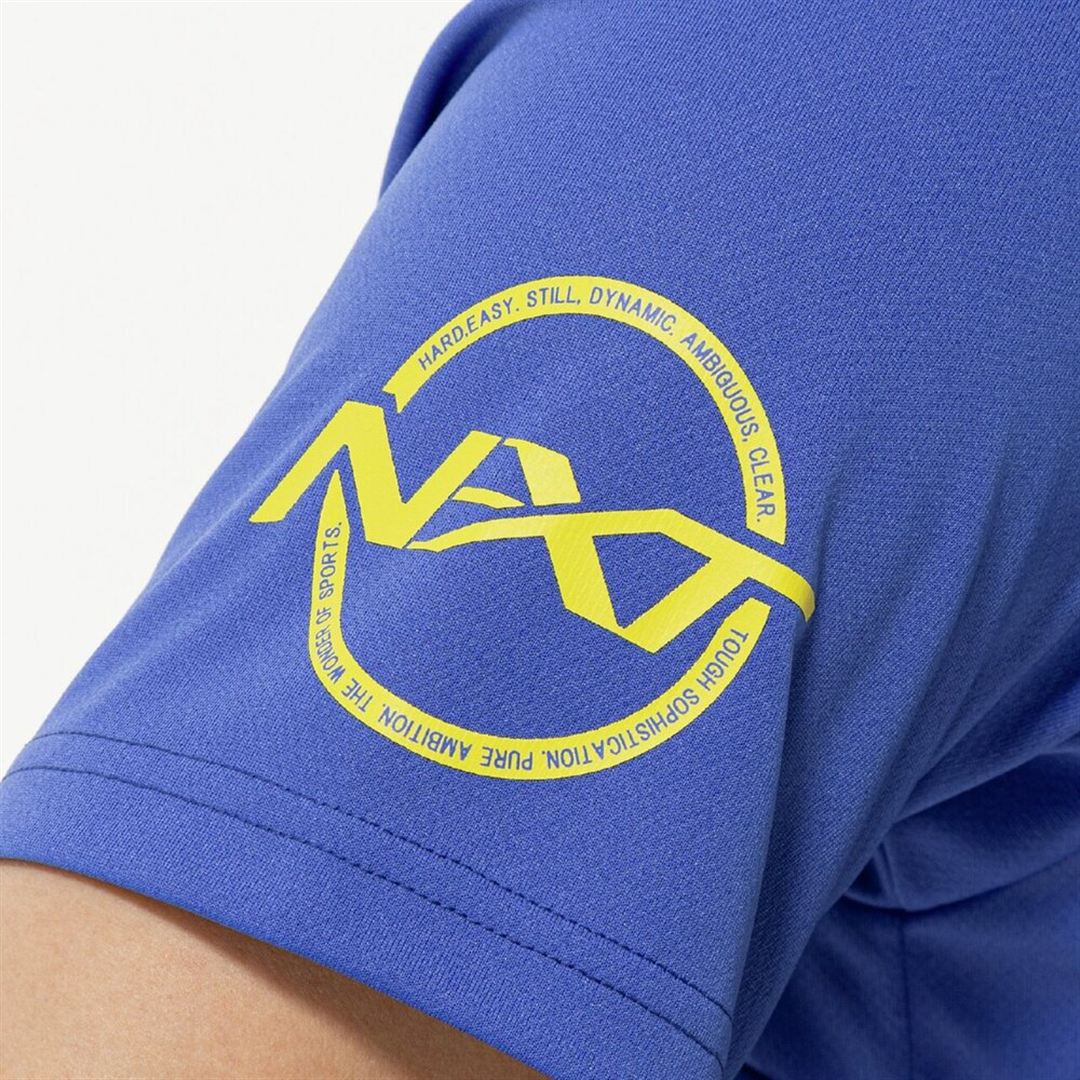 N-XT グラフィックTシャツ ダズリングブルー S