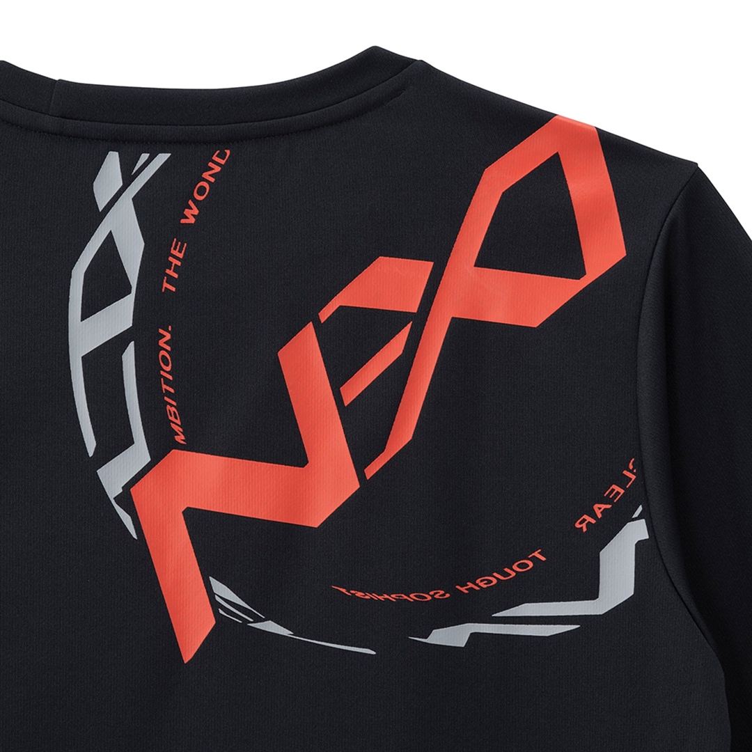 【抗菌防臭／防汚】N-XT Tシャツ(長袖) ブラック XL
