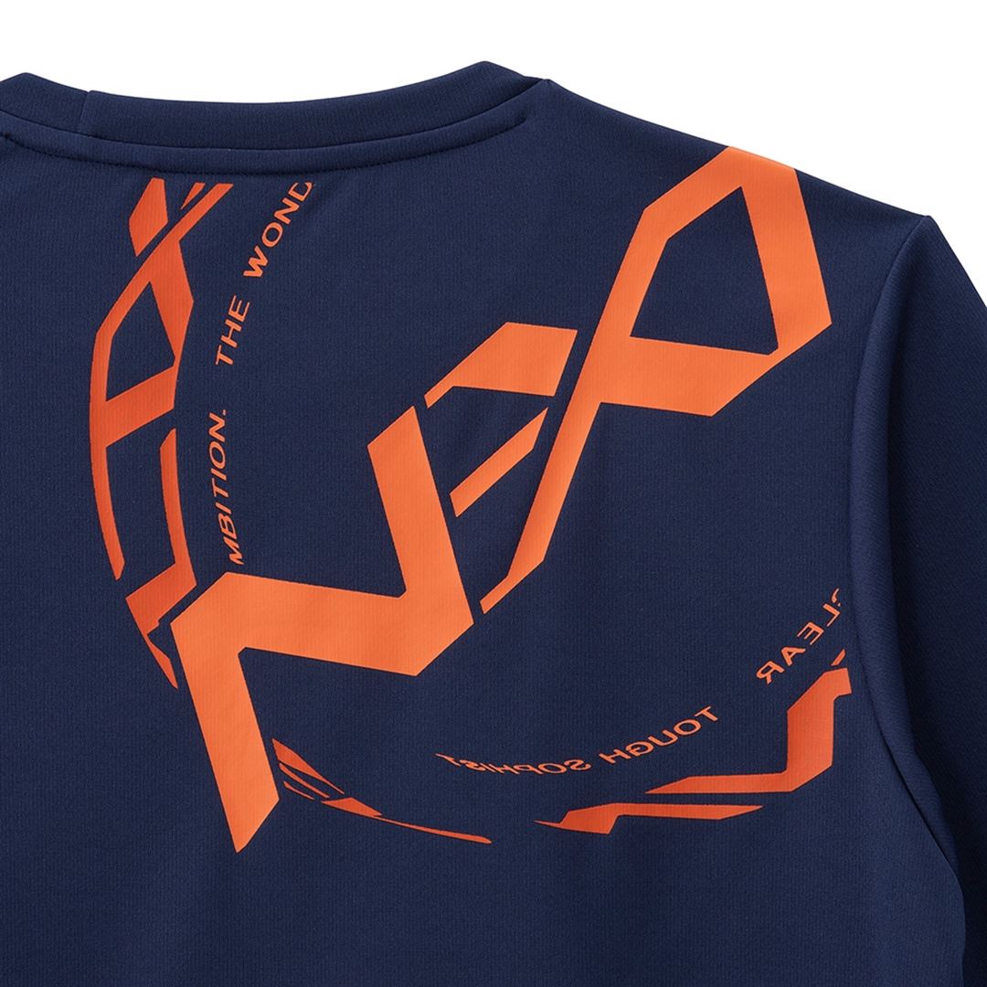 【抗菌防臭／防汚】N-XT Tシャツ(長袖) インシグニアブルー XL