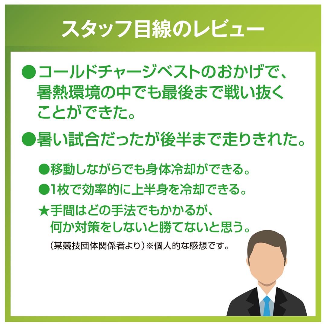 コールドチャージベスト サーフブルー S