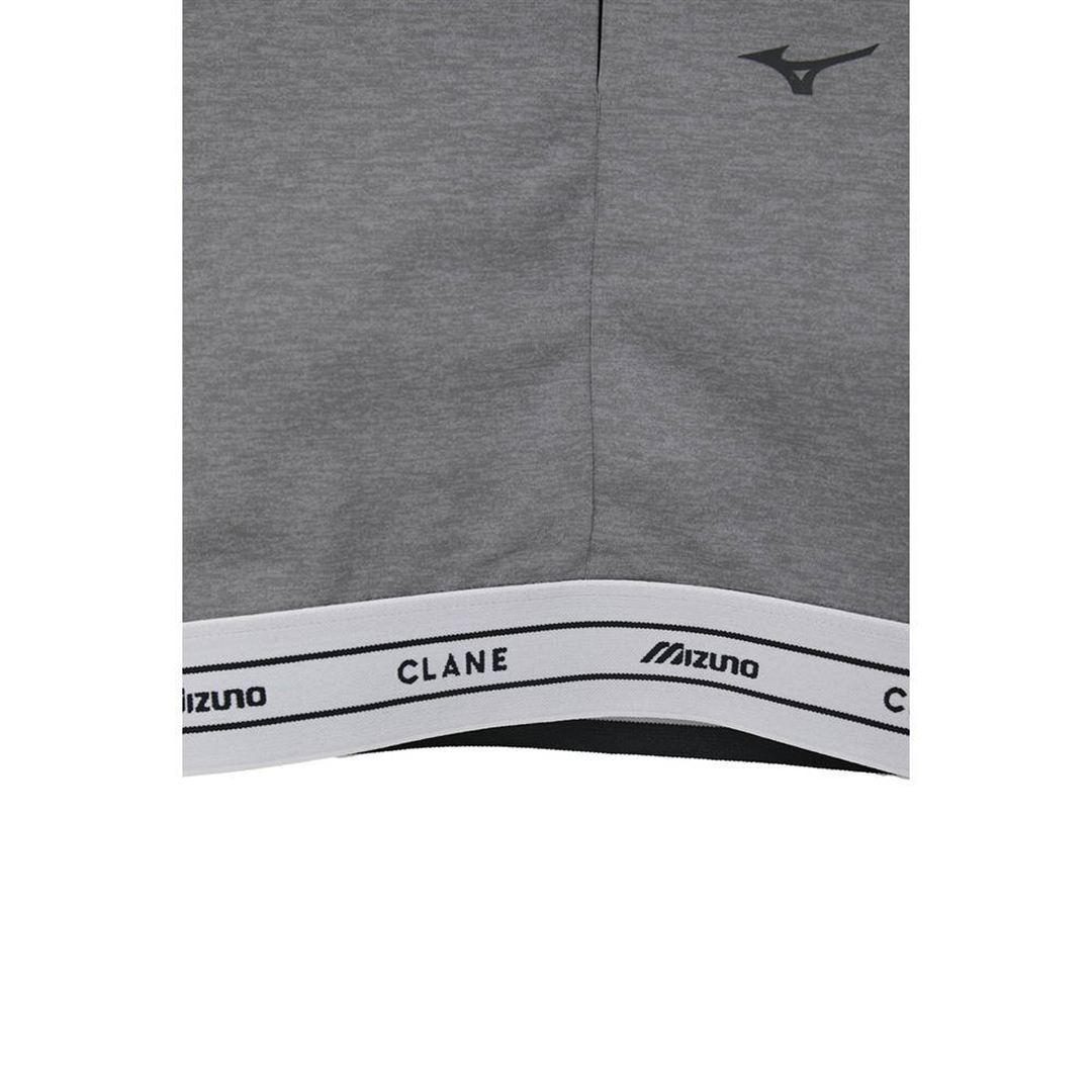 【CLANE】HALF ZIP LONG SLEEVE TOPS グレー杢 1