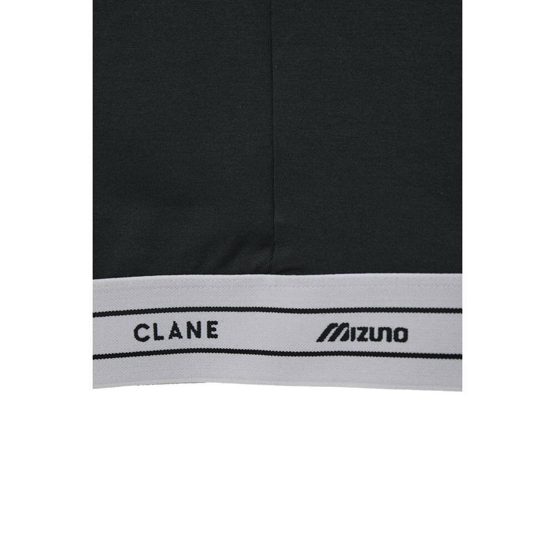 【CLANE】HALF ZIP LONG SLEEVE TOPS ブラック 2
