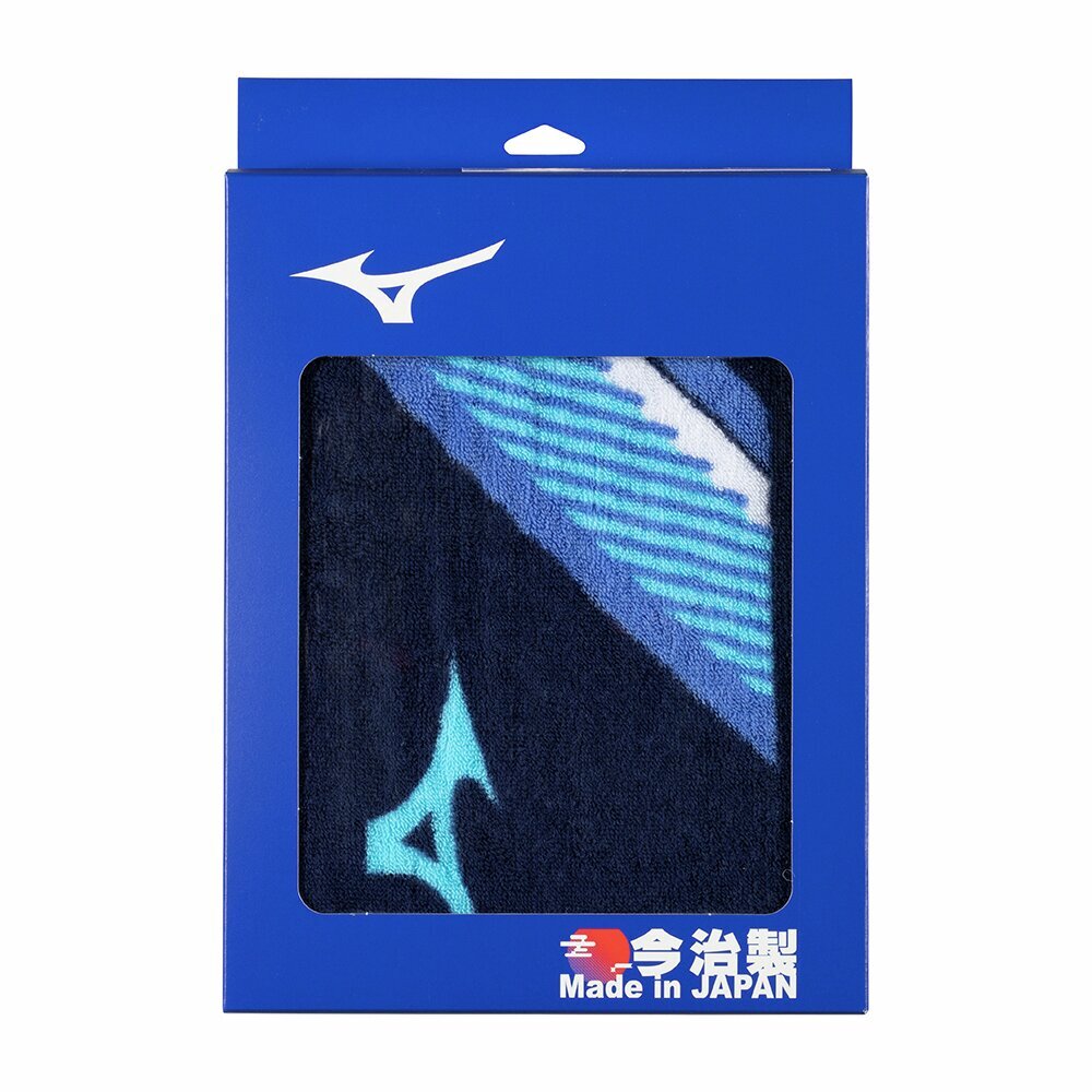 今治製タオル／スポーツタオル(箱入り) ネイビー×ブルー