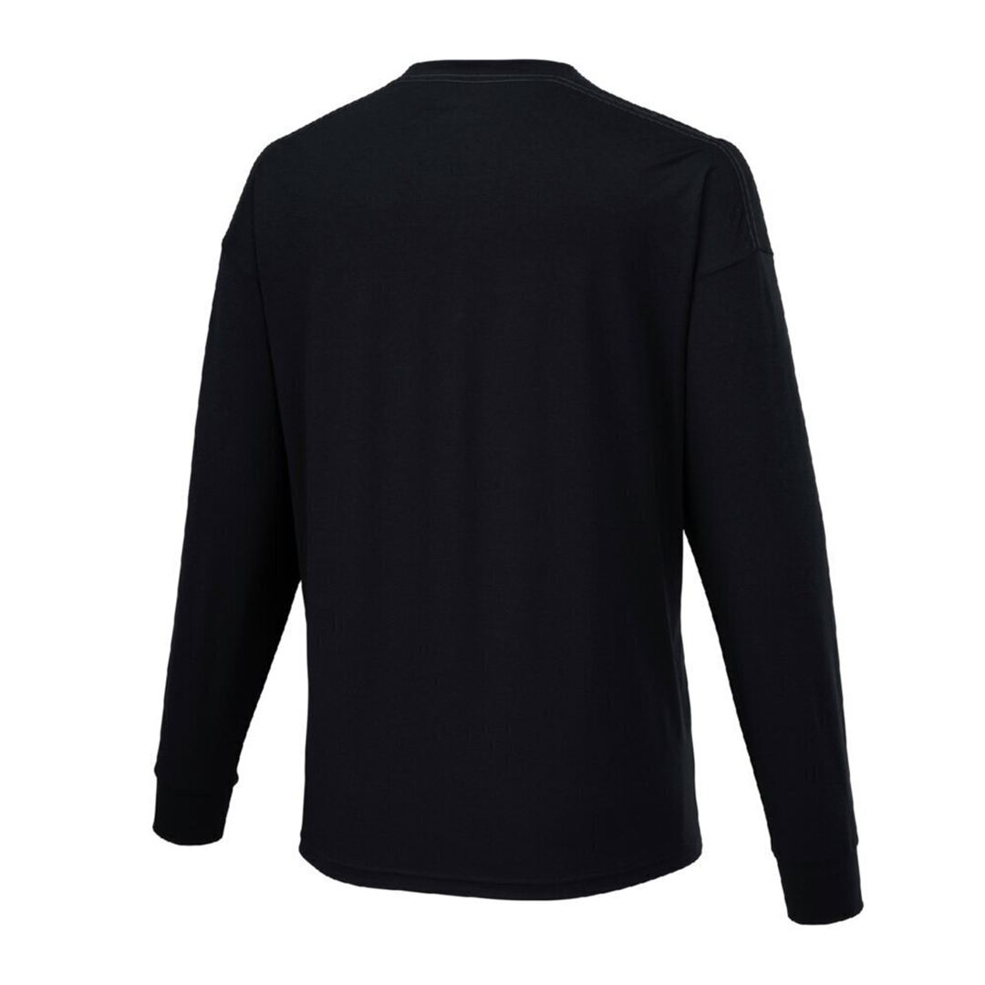 ルーズフィットTシャツ(長袖) ブラック XS