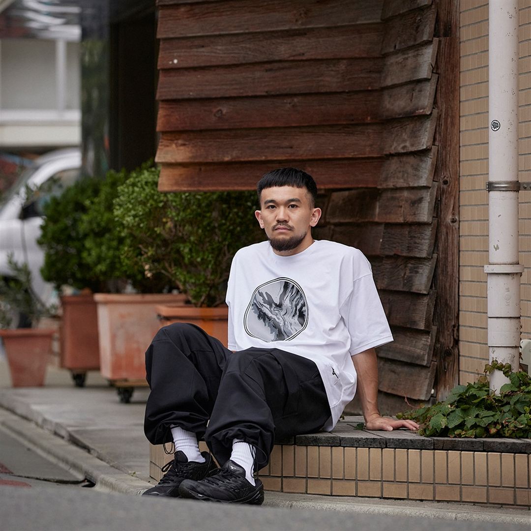 ルーズフィットグラフィックTシャツ ホワイト S