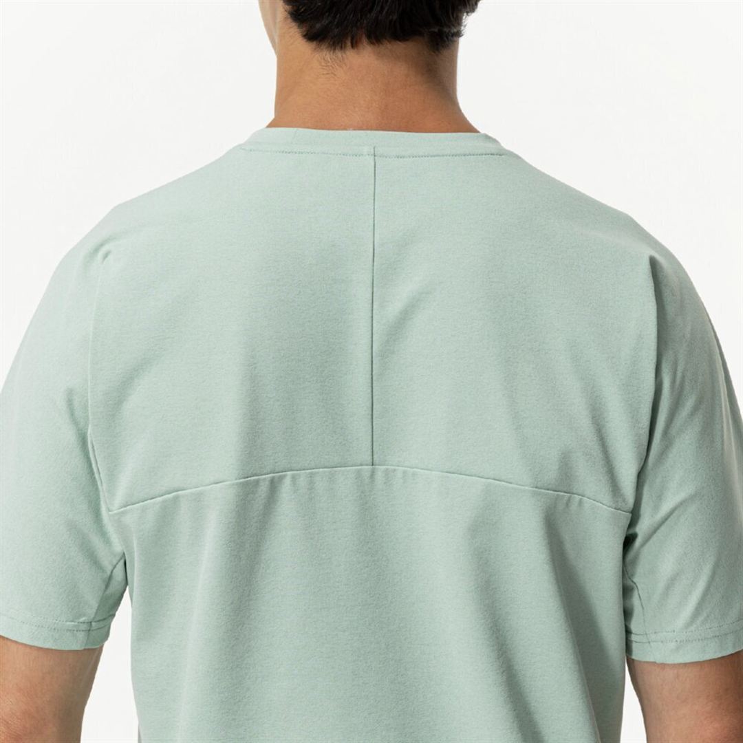 ソフトドライTシャツ フロスティグリーン S