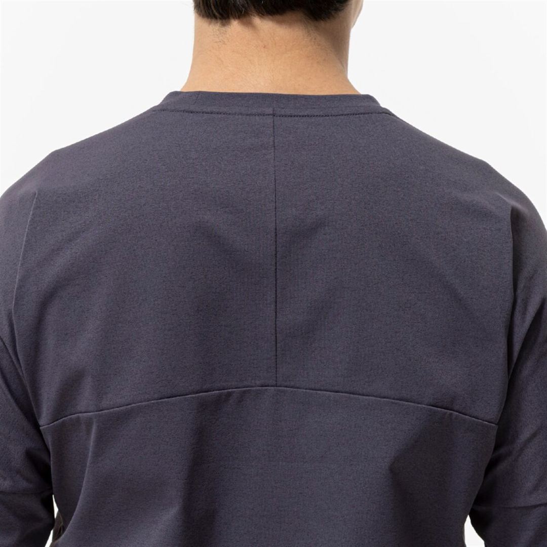 ソフトドライTシャツ(長袖) オデッセイグレー XL
