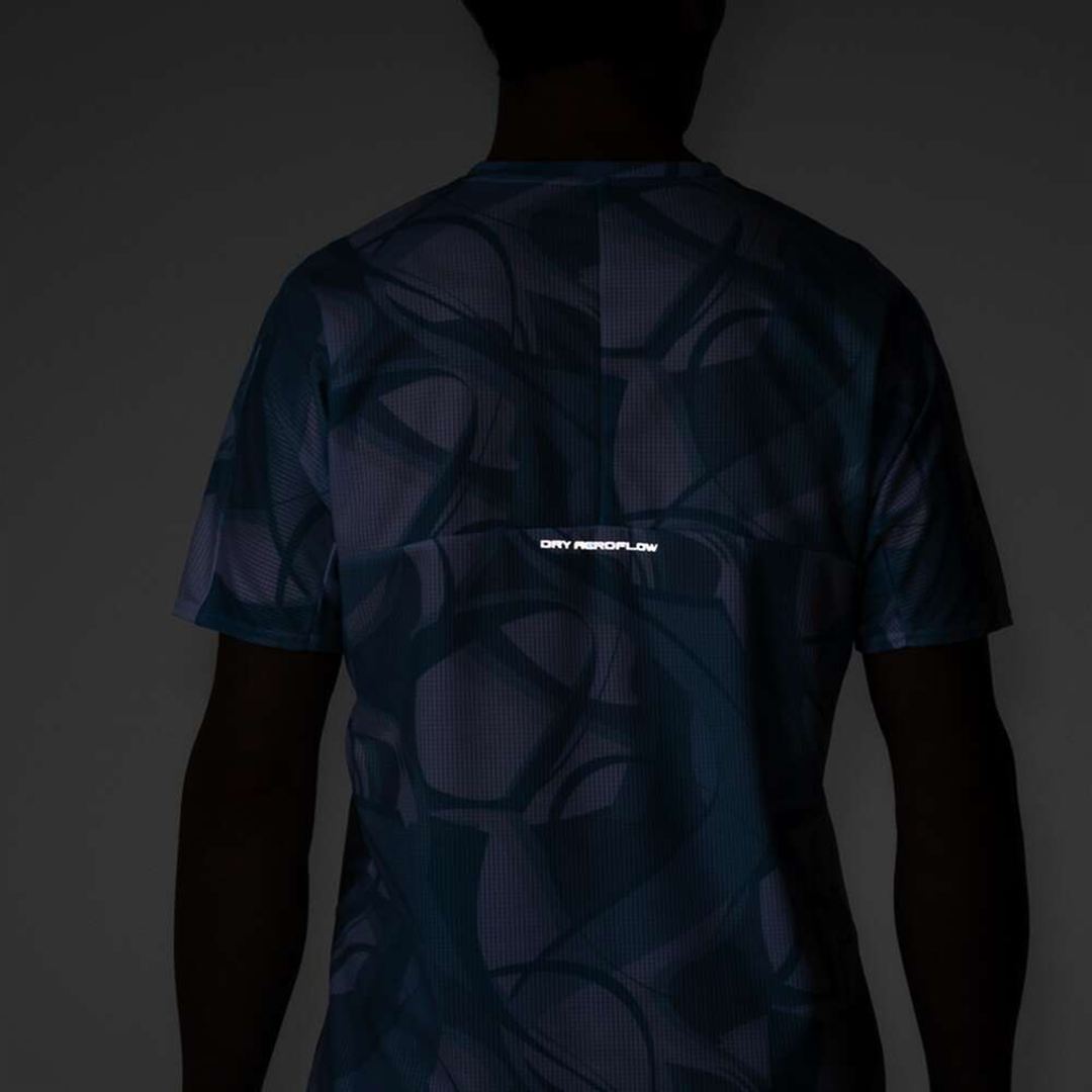 【汗処理／通気】ドライエアロフローTシャツ ライトブルー S