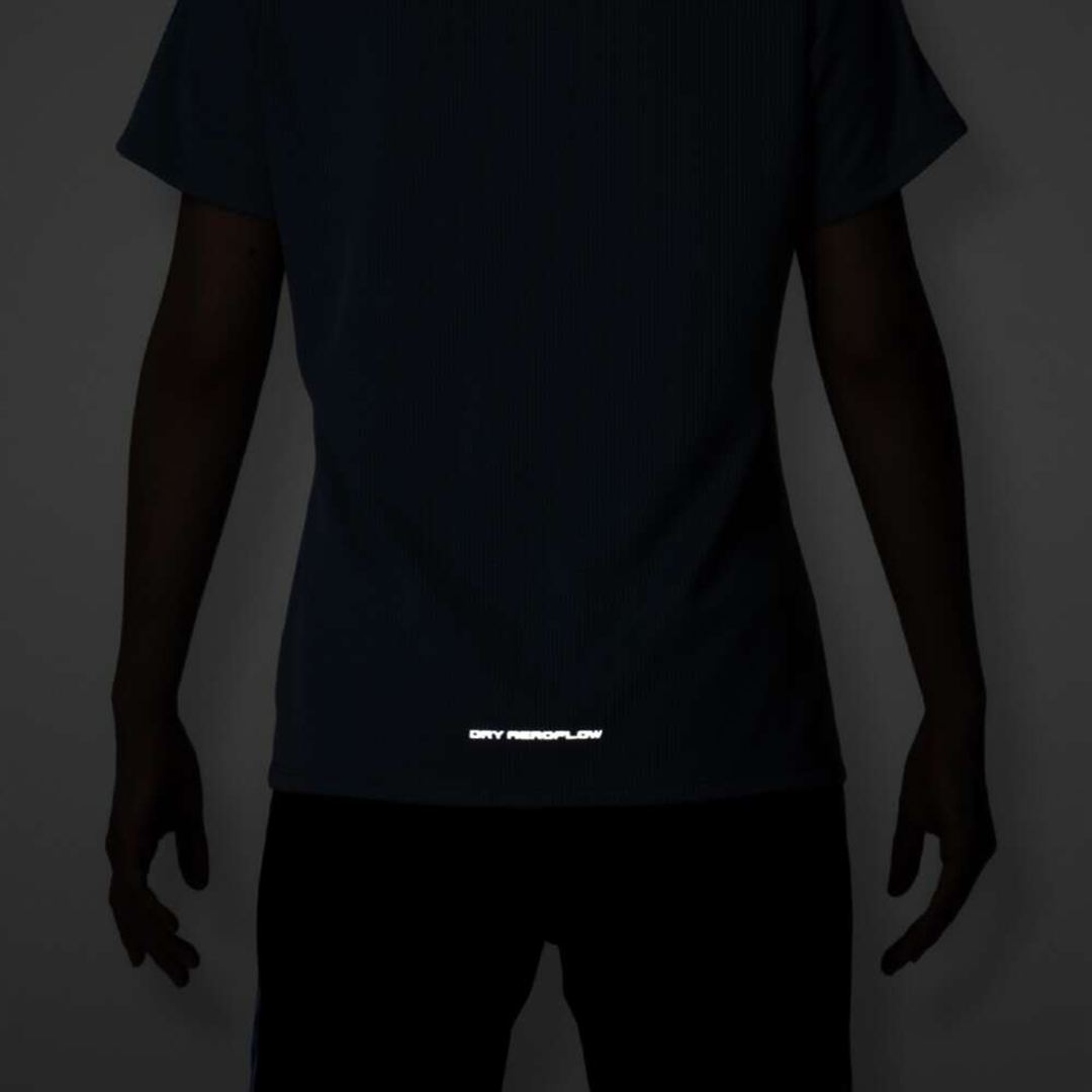【汗処理／通気】ドライエアロフローTシャツ グレイシアブルー S