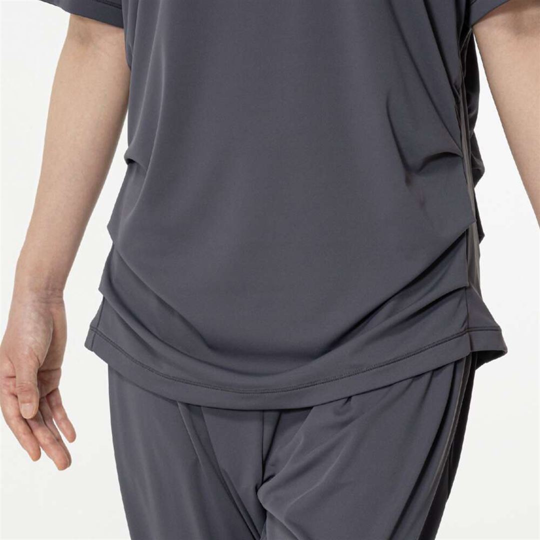 ストレッチスムースTシャツ ダークグレー S