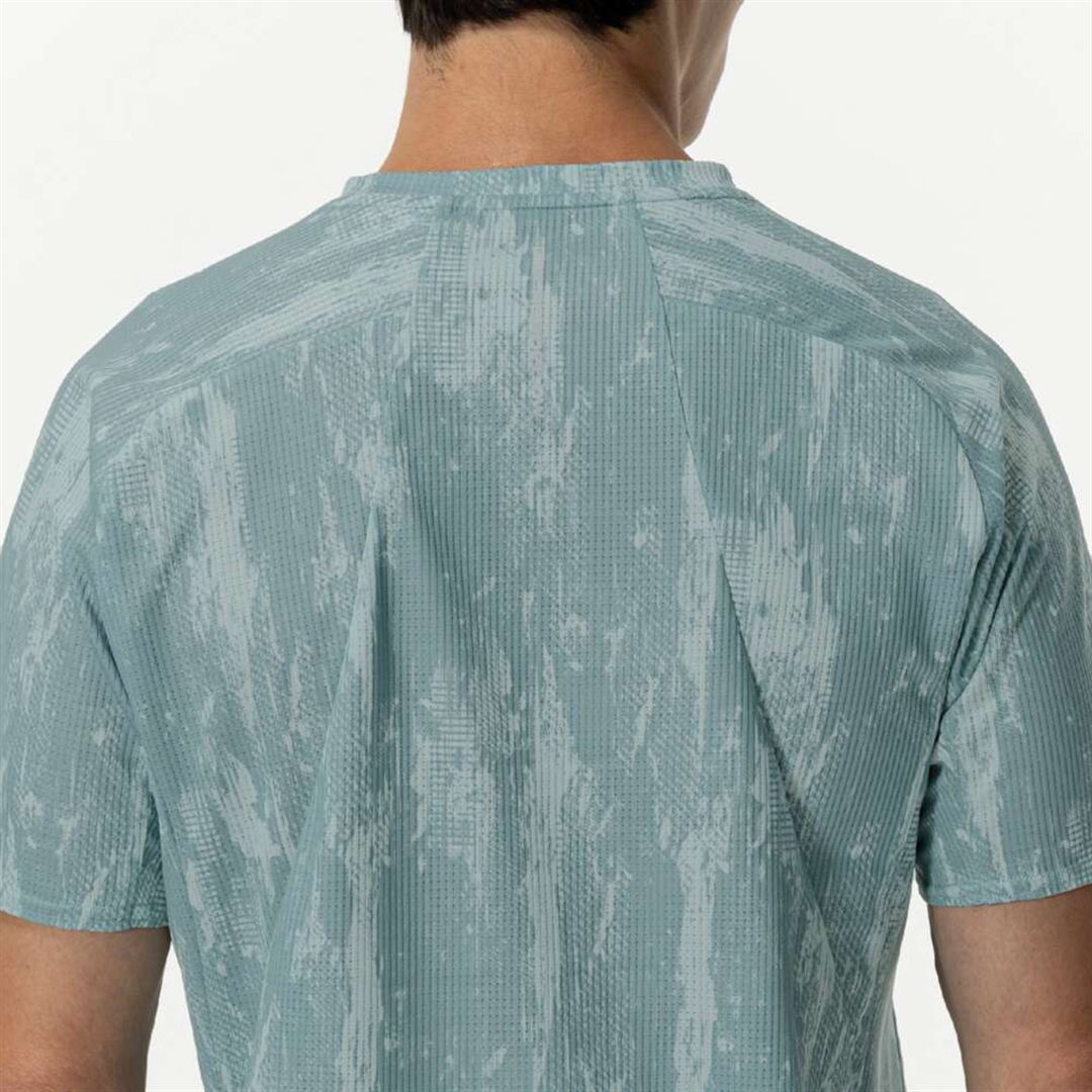 【汗処理／通気】ドライエアロフローTシャツ シトラスグリーン S