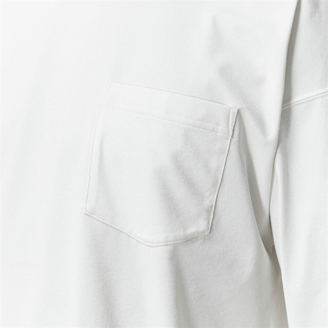 ソフトドライTシャツ(長袖) スノーホワイト XL