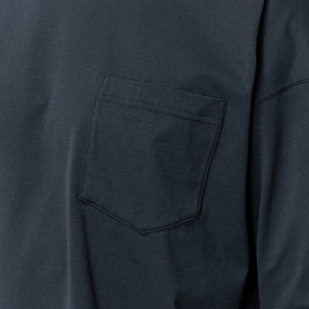 ソフトドライTシャツ(長袖) ダークネイビー XL