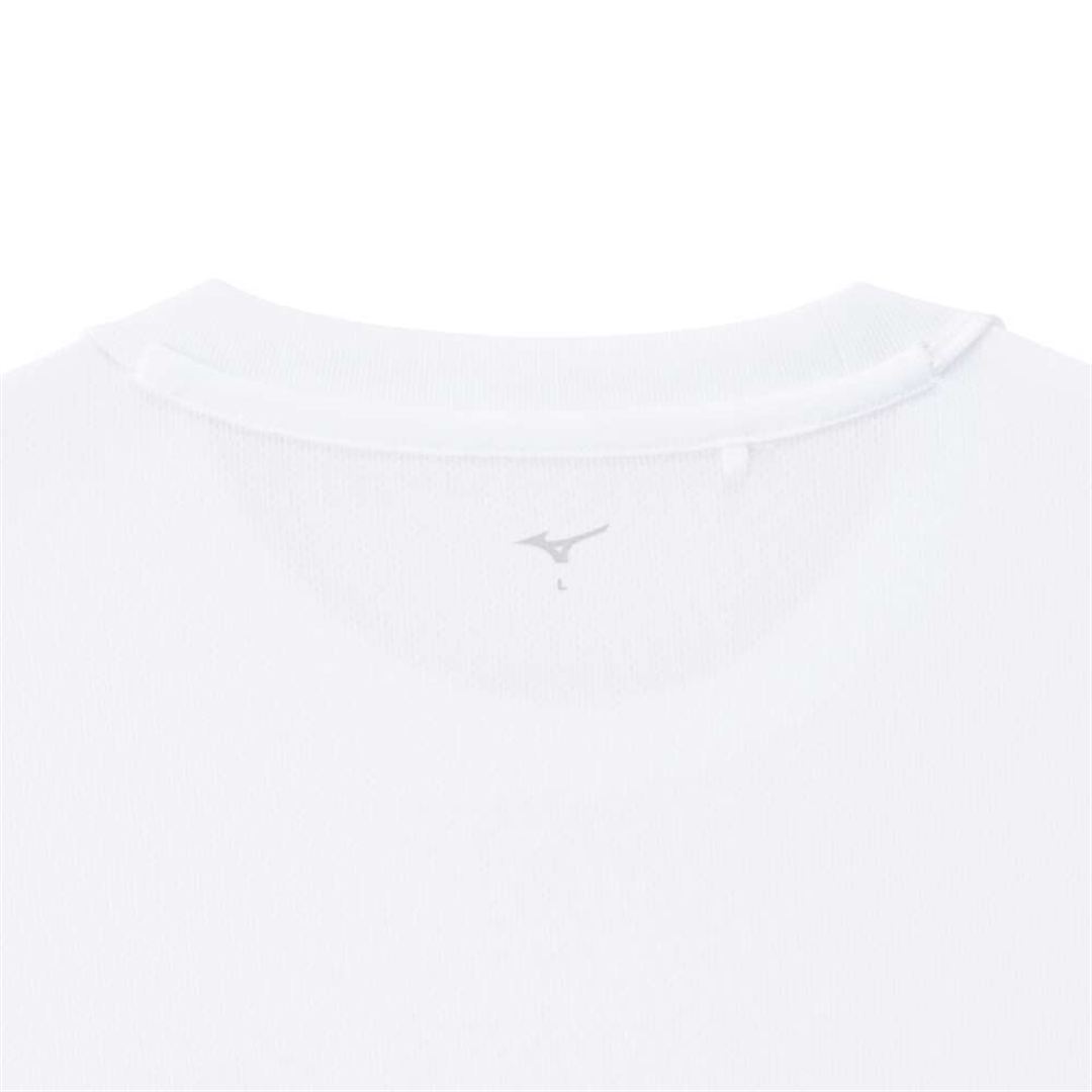 ナビドライTシャツ(半袖／丸首) ホワイト×ブラック S