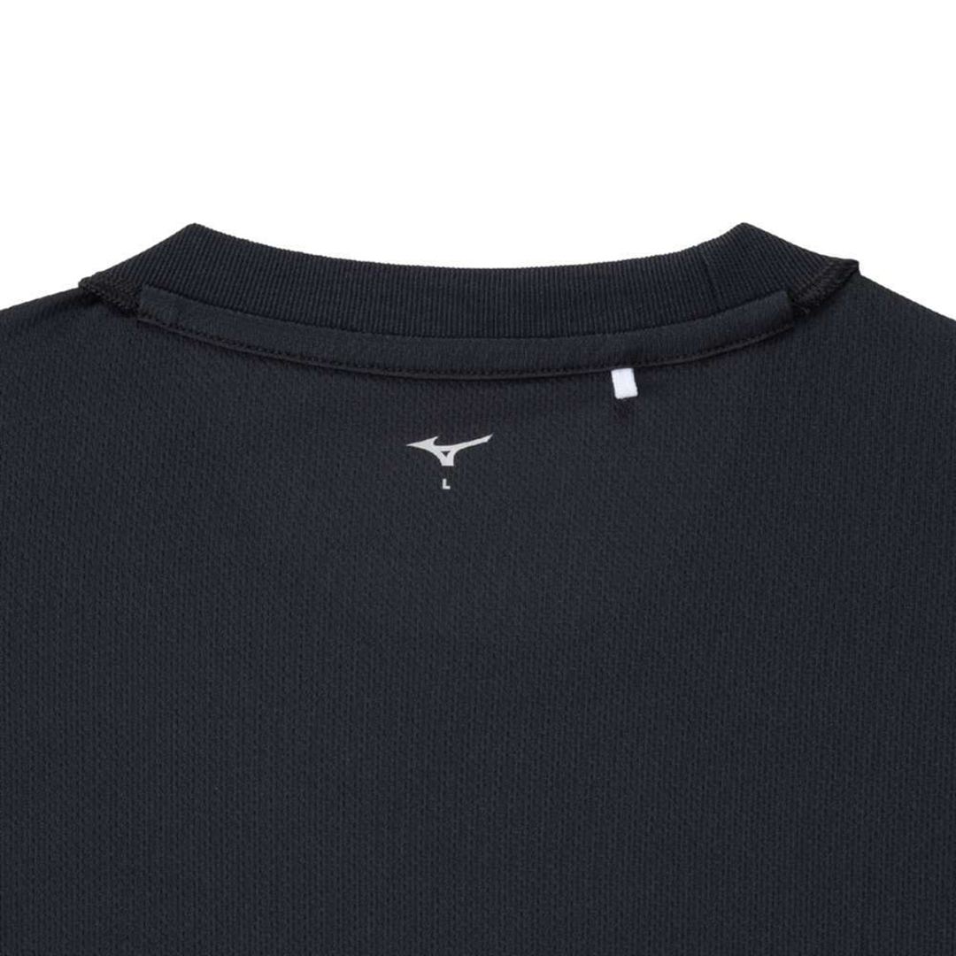 ナビドライTシャツ(半袖／丸首) ブラック×ゴールド XL