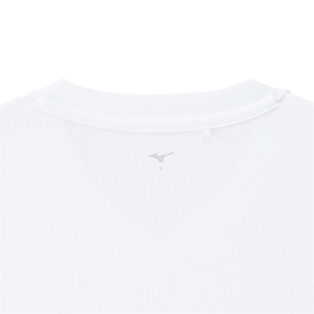 ナビドライTシャツ(半袖／Vネック) ホワイト×ブラック XL