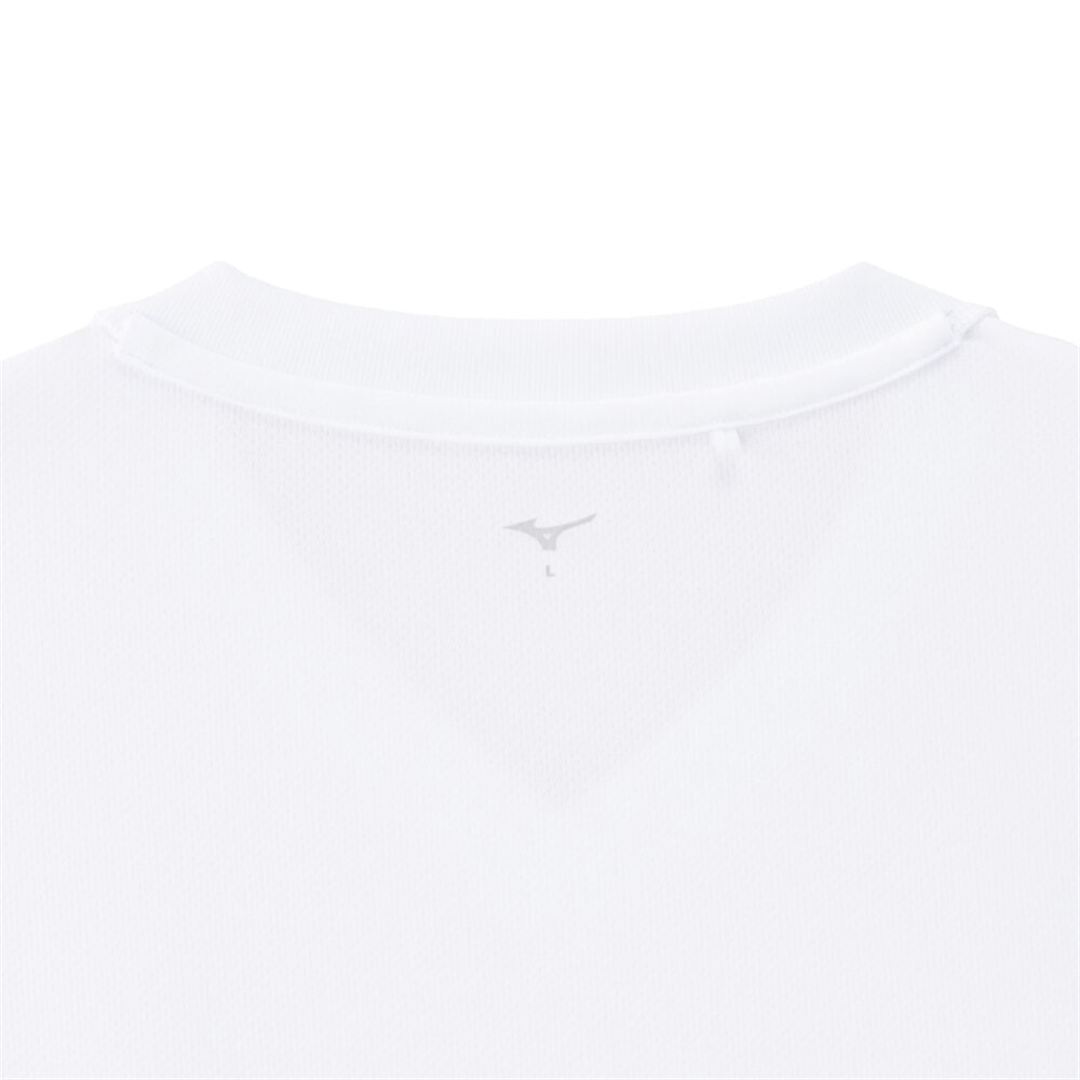 ナビドライTシャツ(半袖／Vネック) ホワイト×ホワイト XL