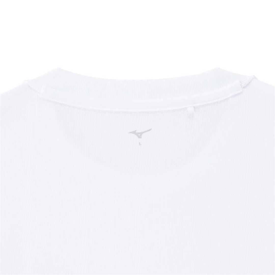 ナビドライTシャツ(長袖／丸首) ホワイト×ブラック S