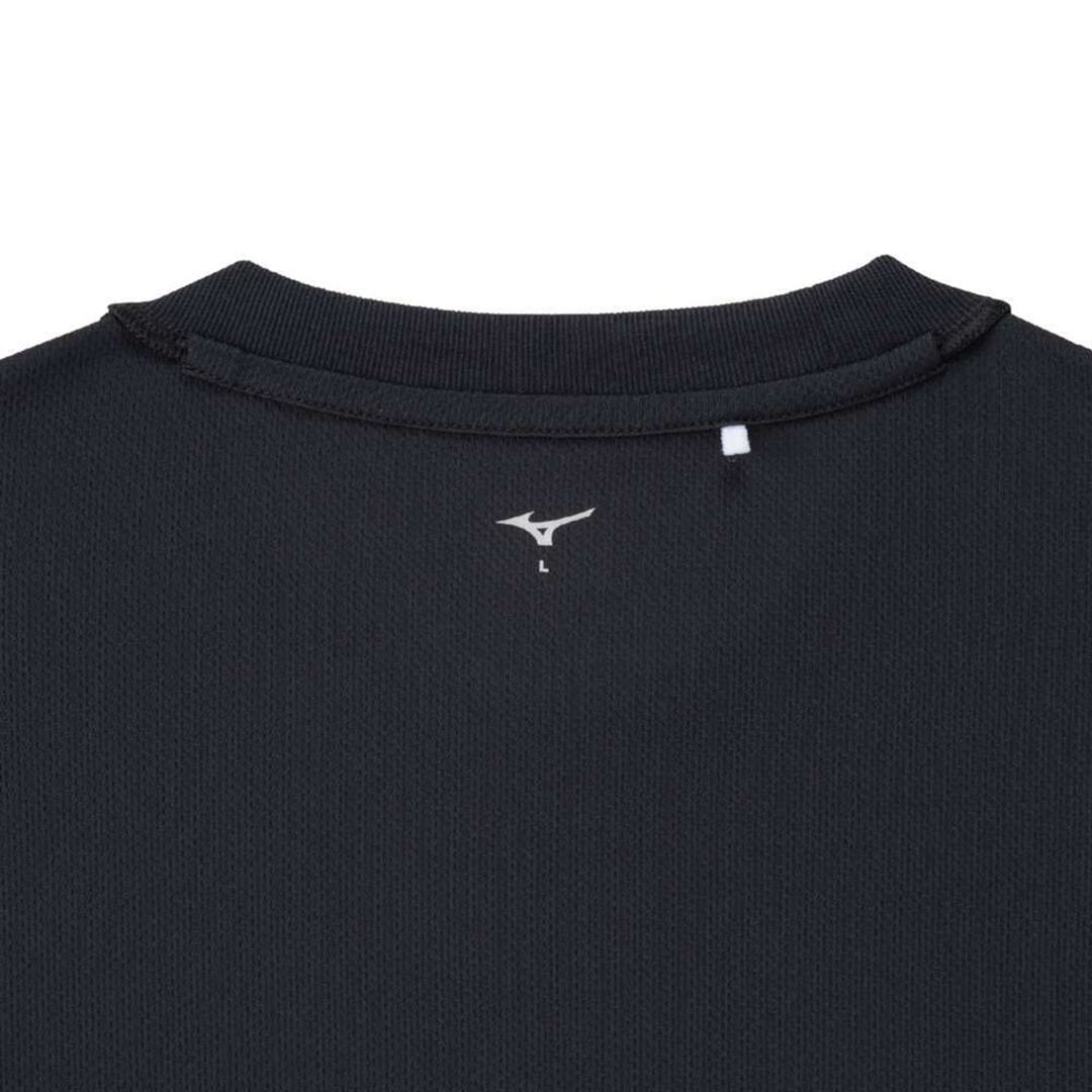 ナビドライTシャツ(長袖／丸首) ブラック×ゴールド XL