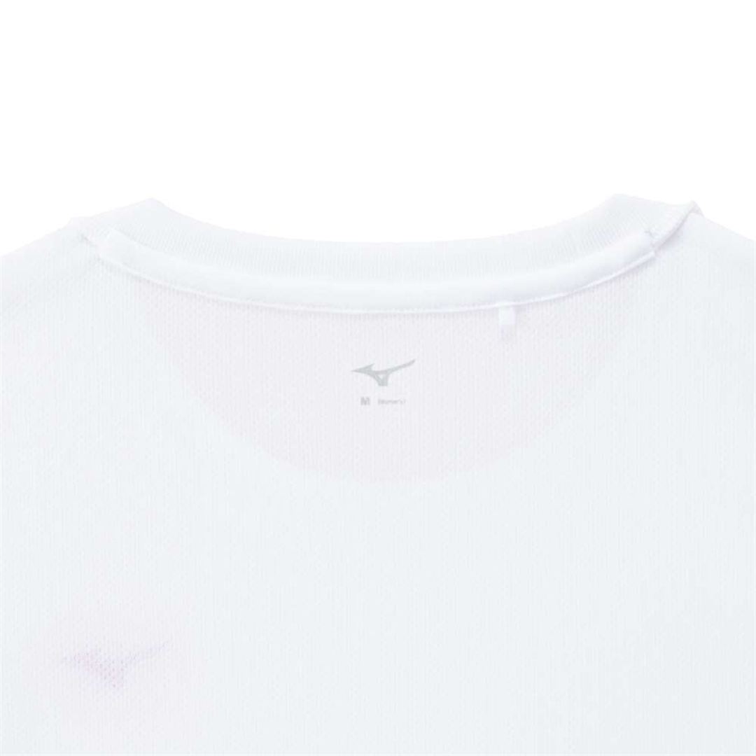 ナビドライTシャツ(半袖／丸首) ホワイト×ライトピンク S