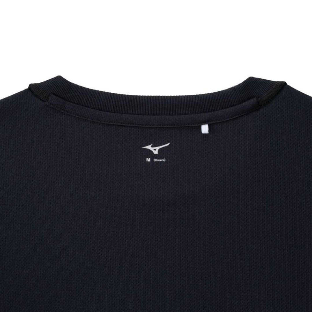 ナビドライTシャツ(半袖／丸首) ブラック×マゼンタ S
