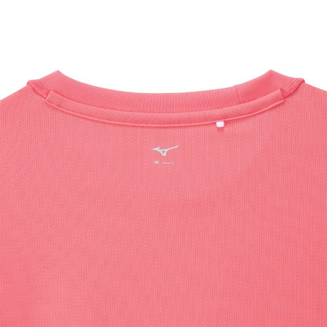 ナビドライTシャツ(長袖／丸首) ピンクレモネード×ホワイト XL