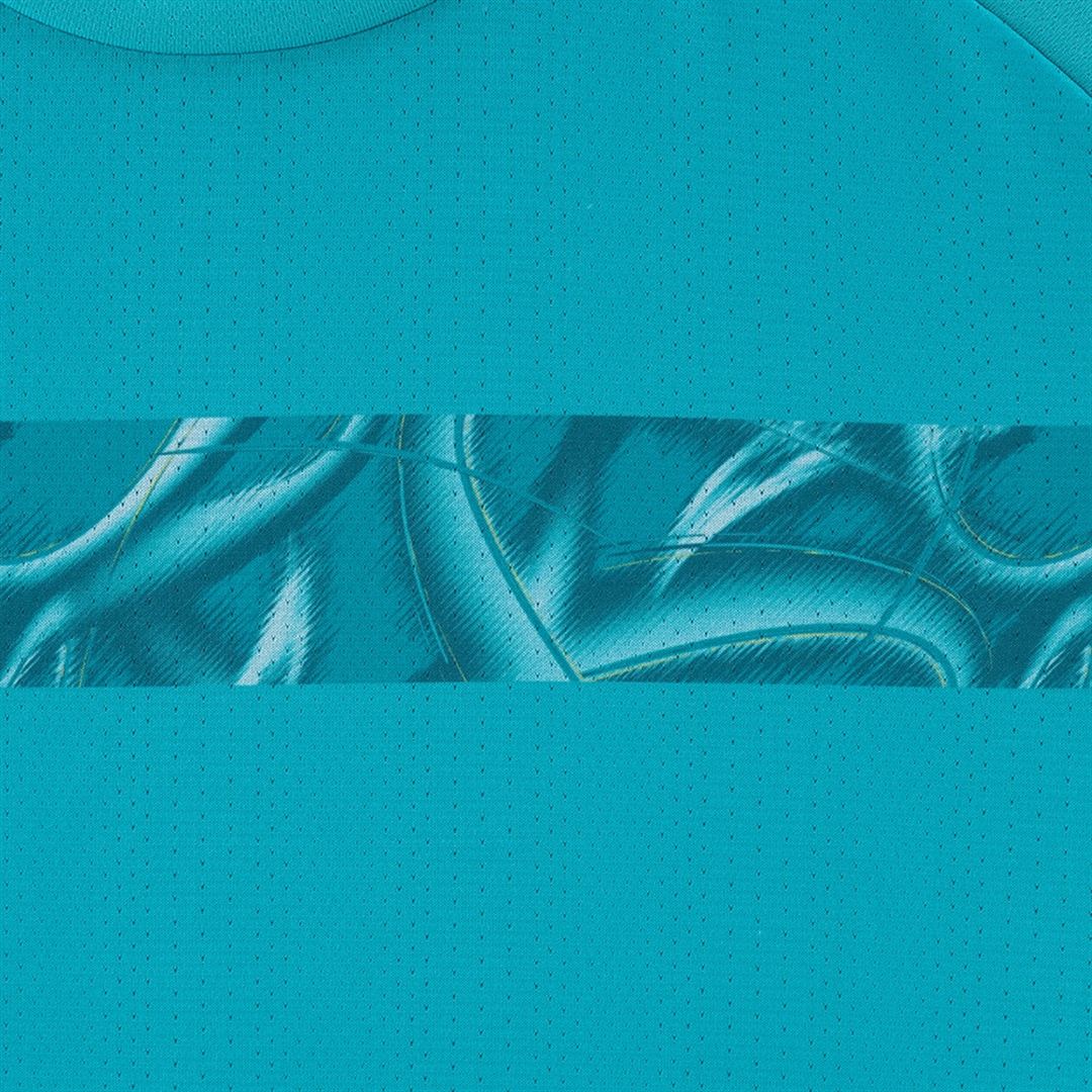 【汗処理／通気／軽量】ドライエアロフローライトTシャツ ターコイズ XL