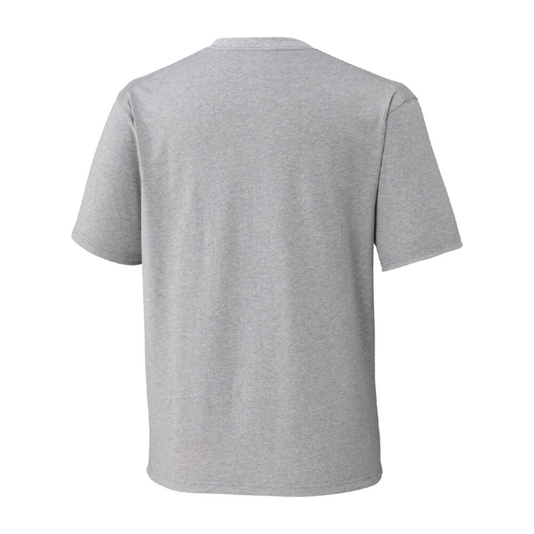 【ミズノ直営限定】THE MZ TEE ワンポイントロゴTシャツ 杢グレー XL
