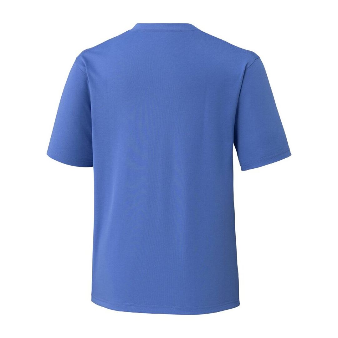 【ミズノ直営限定】THE MZ TEE ワンポイントロゴTシャツ マリンブルー XL