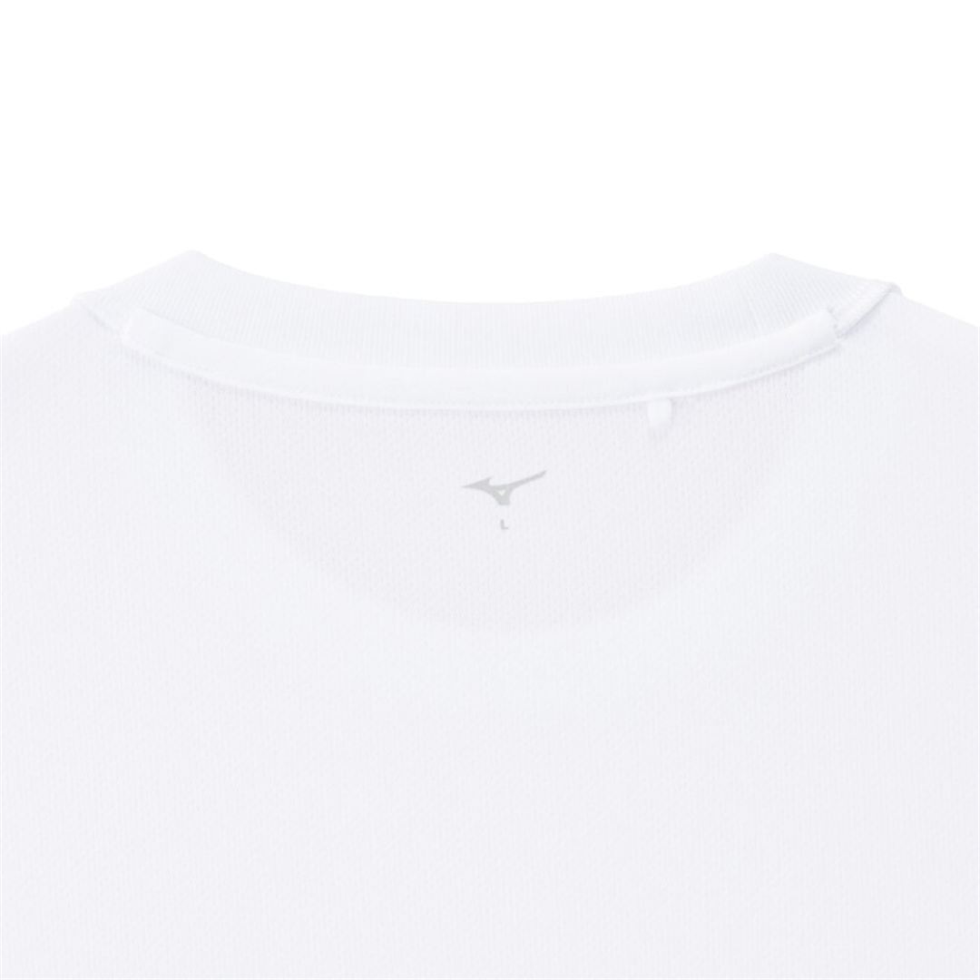 ナビドライTシャツ(半袖／丸首／大きいサイズ) ホワイト×ブラック 3L