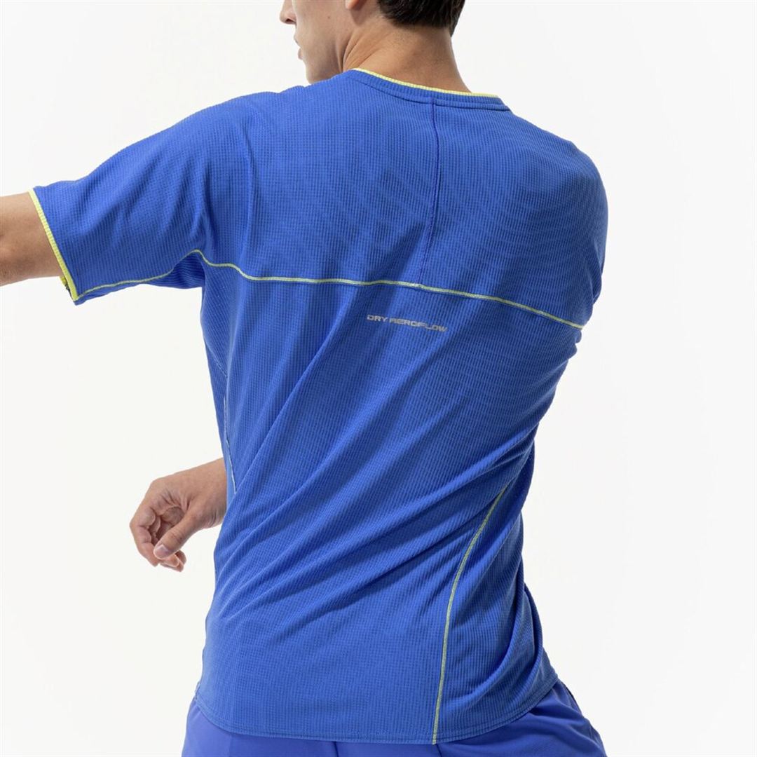 【汗処理／通気】ドライエアロフローTシャツ ダズリングブルー XL