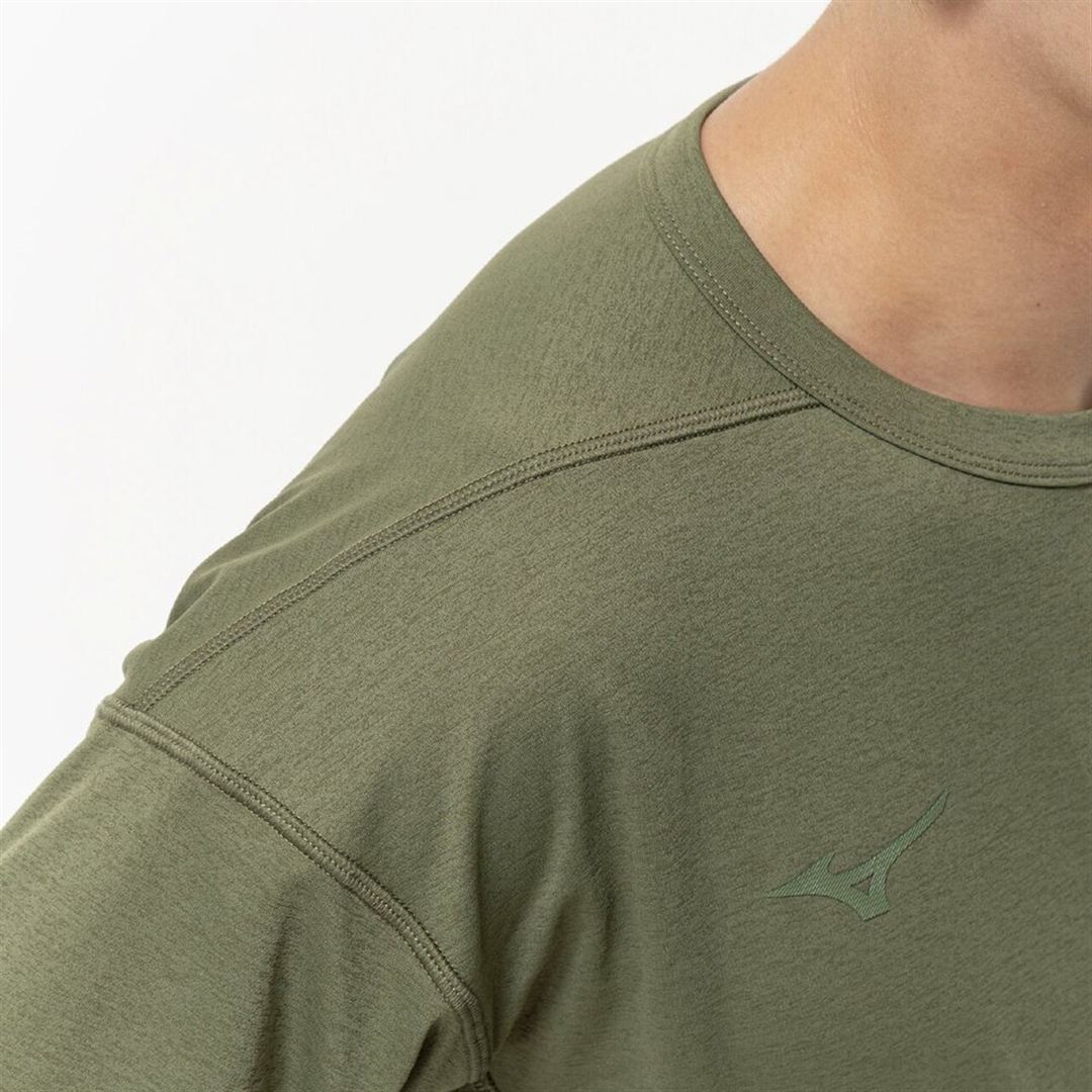 ストレッチソフトドライTシャツ フォーリーフグリーン XL