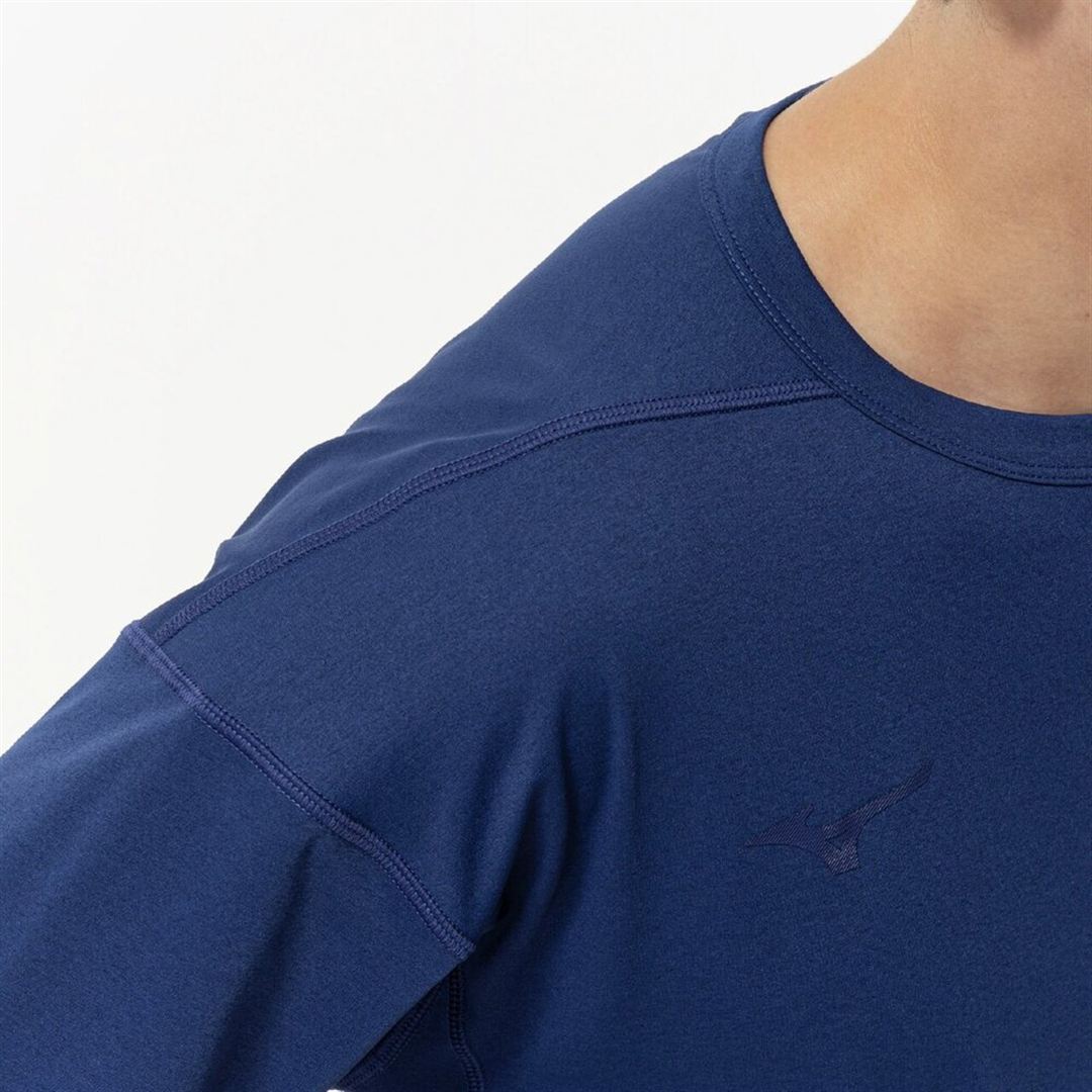 ストレッチソフトドライTシャツ(長袖) エステートブルー XL