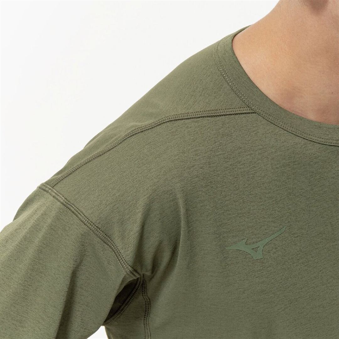ストレッチソフトドライTシャツ(長袖) フォーリーフグリーン XL