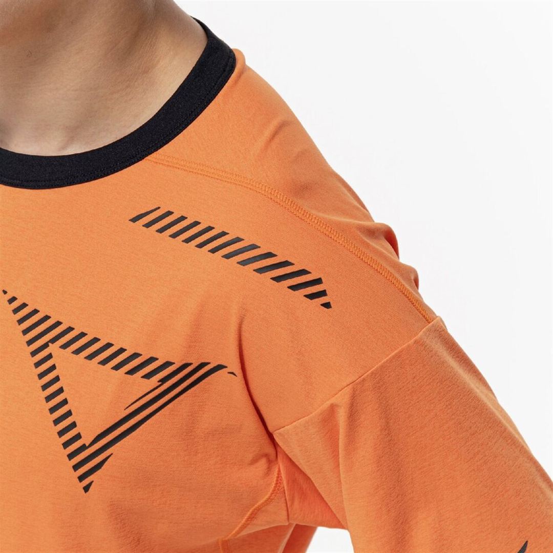 ストレッチソフトドライTシャツ サンセットオレンジ XL