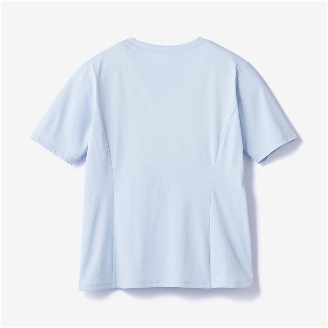 ストレッチソフトドライTシャツ ペールブルー XL